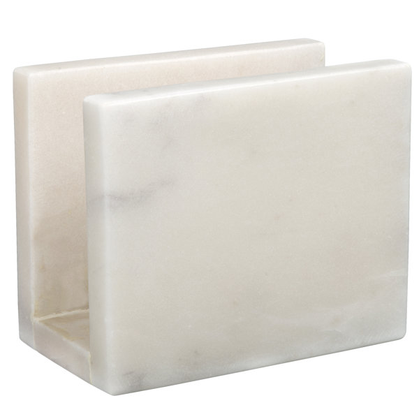 Alcott Hill® Marble Stone Standing Napkin Holder & Reviews | Wayfair